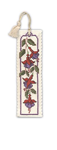Fuchsias Bookmark Cross Stitch Kit