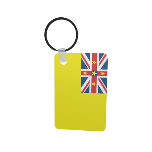 U24 Porte-clés Niue en aluminium 50 x 47 mm