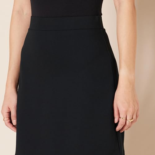 Amazon Essentials Women's Ponte Pull-On Mini Length A-Line Skirt3