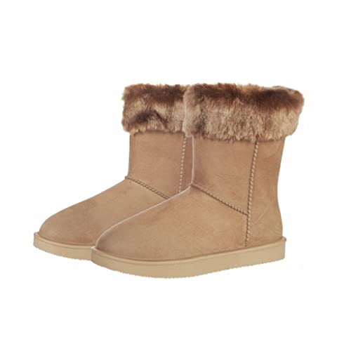 Bottes d'équitation camel 35 HKM Davos Allwetter pour cavalière