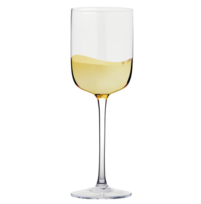 Wave-Handmade-Wine-Glasses-Perfect-for-Red-Wine-White-Wine-Water-or-Beverages-135-oz-Gold-Set-of-2-Elegant-Wine-Glasses Wave Handmade Wine Glasses Perfect for Red Wine White Wine Water or Beverages 135 oz Gold Set of 2 Elegant Wine Glasses