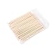 100 Stück Orange Holzstäbchen Rosenholzstäbchen Maniküre Doppelseitige Nagelhautschieber Holz Nagelhautstäbchen Pedicure Cuticle Pusher Woodenfür Manicure Zubehör Kunst Pediküre Nagelhautpflege