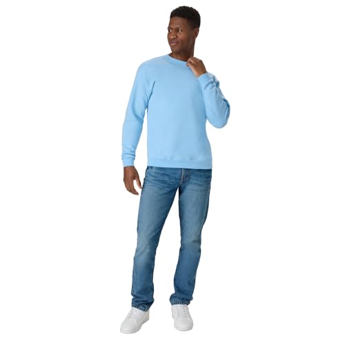 Image of Hanes Men's Sweatshirt, EcoSmart Fleece Crewneck Sweatshirt, Big & Tall Available, 1 or 2-Pack
