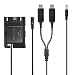 Produktbild USB-Netzteil 5V auf 8V inkl. Akkuadapter für Canon LP-E6 / DR-E6 mit Chip/dekodiert - für Canon EOS 5D Mark II III IV, 5DS, 6D, 60D, 70D, 80D