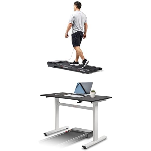 Image of Sunny Health & Fitness Treadpad Sleek Stride Compact Smart Treadmill with 6-Level Auto Incline, Remote Control & Exclusive SunnyFit App Enhanced Bluetooth Connectivity - SF-T722069