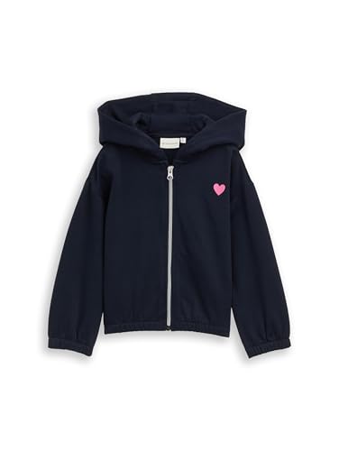 Kapuzenpullover fille Tom Tailor bleu marine taille 92-98 pour l'hiver