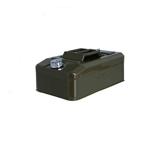XuQinQin Portable fuel tank, emergency reserve fuel gasoline storage tank fuel tank petrol can, aluminum cover horizontal car long-distance special - 4 kinds of capacity optional gasoline container