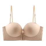 Photo Gallery beermmay reggiseno da donna con chiusura frontale antiscivolo e design senza spalline, reggiseno push-up, color carne, m Photo Gallery beermmay reggiseno da donna con chiusura frontale antiscivolo e design senza spalline, reggiseno push-up, color carne, m