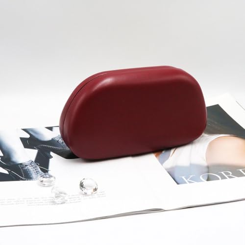 Image of Acrylic Clutch Purse for Women Classic Round Acrylic Evening Handbag Vintage Metal Handlebars Bag for Wedding Party Prom