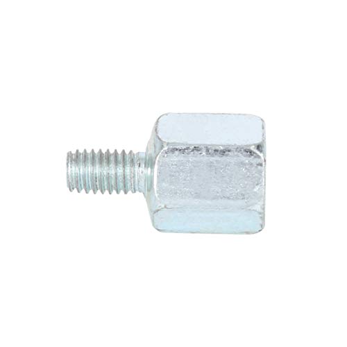 F FIERCE CYCLE 5 Stücke 10mm RH auf 6mm RH Rückspiegel Adapter Silber für Motorrad Fahrrad