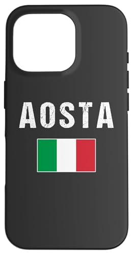 アオスタ イタリア イタリアの旗 イタリア・アオスタ スマホケース iPhone 16 Pro 用