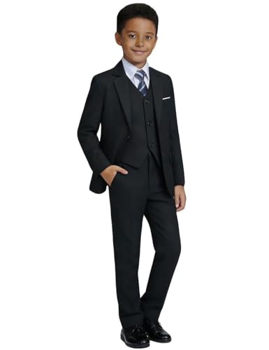 Visaccy Boys Suits Slim Fit Dress Clothes Ring Bearer Outfit