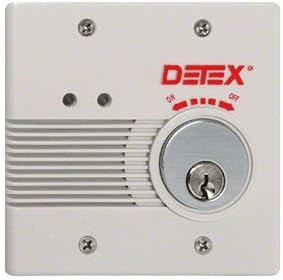 CRL DETEX EAX Series 2500 AC/DC External Powered Wall Mount Exit Alarm - Flush Mount by CR Laurence