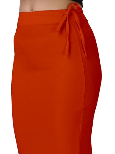 Image of Mehrang Microfiber Saree Shapewear Petticoat for Women, Cotton Blended Shape Wear Dress for Saree