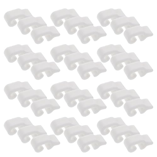 HYTROVE Clips de Serrure Plastique 40 Pièces pour Cage Pigeons et Lapins, Connecteurs Détachables Boucle, Fixation Stable pour Mobilier et Clôture d'Animaux
