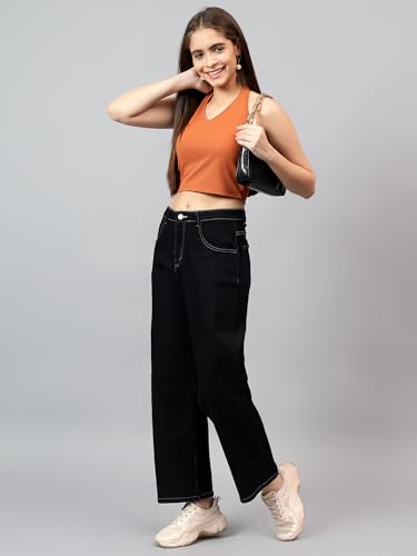Image of KOTTY Womens Denim Jeans | All Day Comfort | Casual Wear for Women