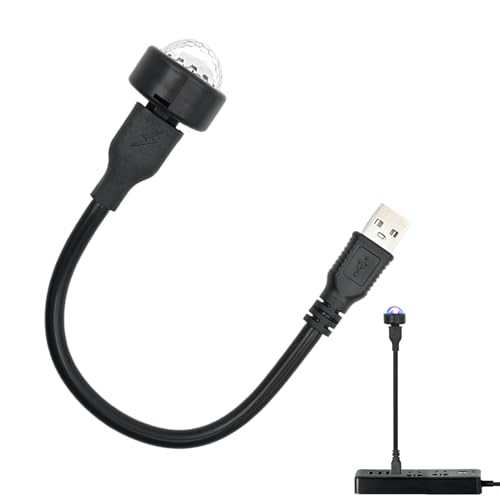 Generico Light Star Magic Ball - Ball da discoteca USB, luci di atmosfera di design diviso | di illuminazione a da discoteca, luci a LED multicolore