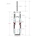 RUJIXU Mountain Bike Suspension Fork 26 Inch Disc V Brake MTB Fork 100mm Travel 1-1/8