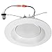 Morris 72630 LED Recessed Lighting Retrofit Kit 8" 35W 4000K Baffled Bezel, 6-Pack