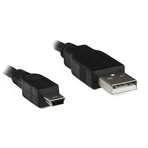Mini cabo USB PC-USB1803 Preto - USB 2.0.1.8 Metros taxa de transferencia de ate 480mbps