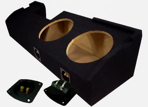 American Sound Connection FORD4DR2X10 Compatible with Ford F-150 Crew Cab 01-03 Dual 10