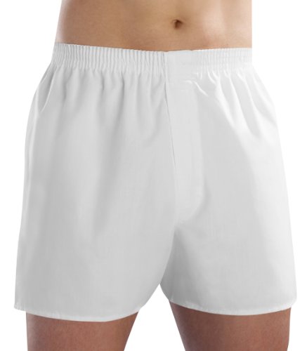 Fruit of the Loom 3 Pack White Woven Boxers (595) XL/White