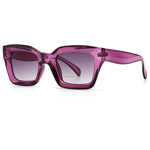 Lunettes de soleil carrées anti éblouissement verres gris et protection UV400