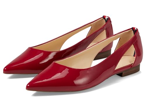 Tommy Hilfiger Women's VELAHI Ballet Flat, Blood Red 610, 8.5 by Tommy Hilfiger - Used condition - CA$32.82