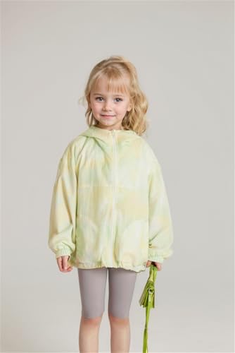 Kids UPF50+ Zip Up Hoodie Girls Quick Dry Light Sun Protective Athletic Jacket with Pockets3