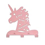 Unicorn Kid's Hook Rack – Lightweight,Kids Coat Hook Wall Decor for Kids + 3 Coat Hooks –...