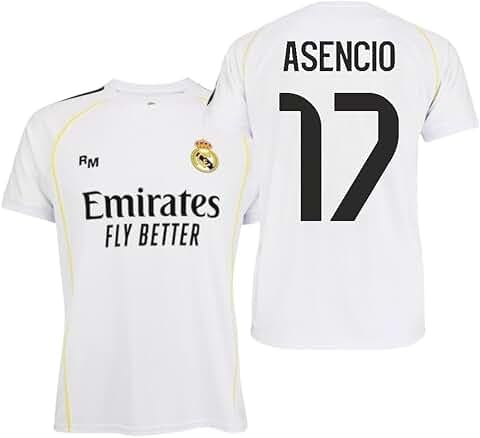 TokyRu Sports Real Madrid Camiseta Adulto 1a equipación 25-26 - Réplica Oficial ASENCIO - Talla XL