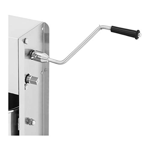 Royal Catering RCWV-10L Wurstfüller vertikal Wurstfüllmaschine Wurstspritze Wurstpresse Edelstahl 10 L – Bild 3