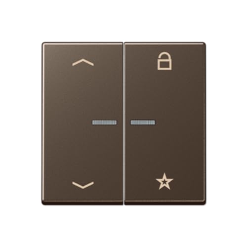 Touche capteur eNet volet JUNG FMA1701PMO pour gestion automatique stores