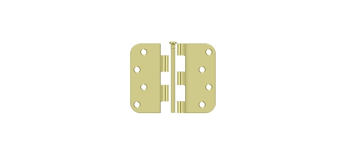 Deltana S44r5bk2d-un Radius Hinge, Zinc Dichromate Plated