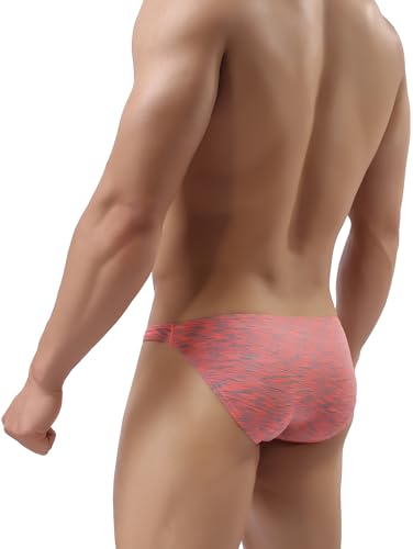 iKingsky Men's Colorful Big Pouch Bikini Underwear Sexy Low Rise Bluge Men Briefs4