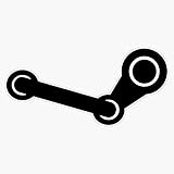 Steam Logo Sticker Vinyl Waterproof Sticker Decal Car Laptop Wall Window Bumper Sticker 5'