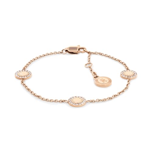 Bracelet Tommy Hilfiger femme en acier doré ou argenté, l'accessoire chic de vos soirées