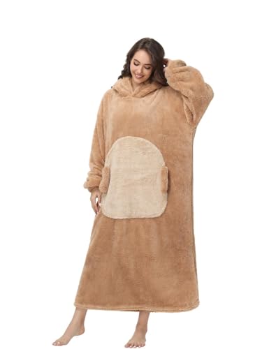 Couverture à capuche surdimensionnée contre le froid à la maison - 5