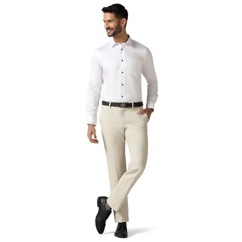 Image of blackberrys Men Non Iron Shirt with Smooth Finish, Full Sleeves and Balanced Tailoring | Suitable for Office Styling, Workplace Dressing and Professional Settings