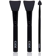 CSM Face Mask Brush Set - Silicone Makeup Applicator and Facial Mask Brush for Applying Your Mud ...