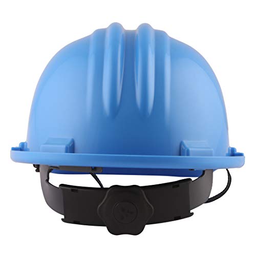 Image of KARAM PN581 Safety Industrial Helmet For Men | Light Weight with Ratchet Type Adjustment | Comfortable Fit & Durable Hard Hat | EN Certified | Star Blue