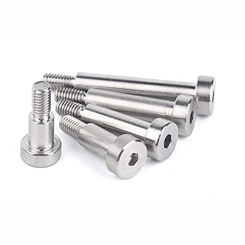 Maintient les objets en place M3 M4 M5 M6 Vis d'épaule positionnés en acier inoxydable en acier inoxydable avec tête de coupe HEXAGON FLIGET VIS Boulon convexe Convient à de nombreux endroits