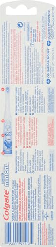 Image of Colgate Kids Battery Powered Toothbrush | Minion Design | Extra Soft Bristles | Flat-Laying Handle | 2 Pack