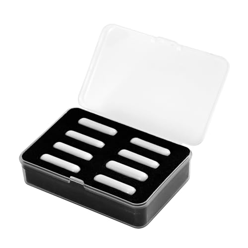 PTFE Magnetic Stir Bar Set 8pcs, Magnetic Stir Rod 8x30mm, Magnetic Mixer Bars, Agitator Bars for Magnetic Mixer for Liquid Mixing, Making Yeast for Homebrewing, Coffee Stirring, Lab Testing