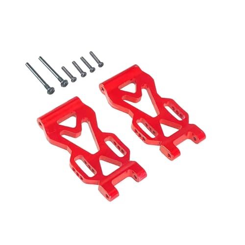 RC Car Accessories for SCY 16101 16102Pro 16103 Aluminum Alloy Suspension Arm Rear Lower Sway ArmsUpgrade RC Car Metal Parts Accessories Replacement(Red)