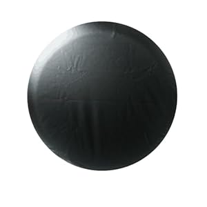 FOVAOK Schwarze Radabdeckung für alle Autos