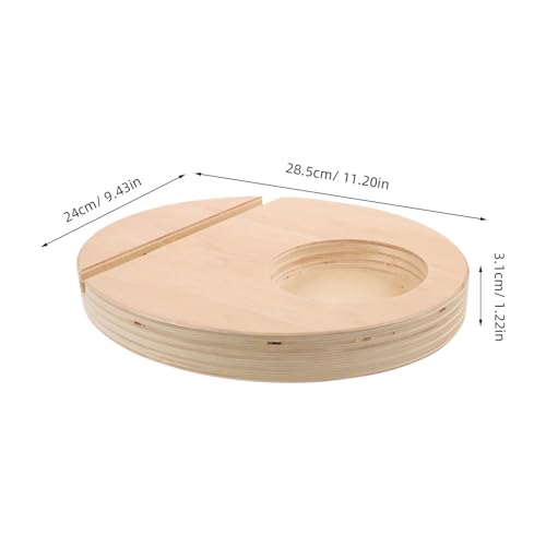 Support en bois stable pour base de planche oscillante multifonction portable - 7