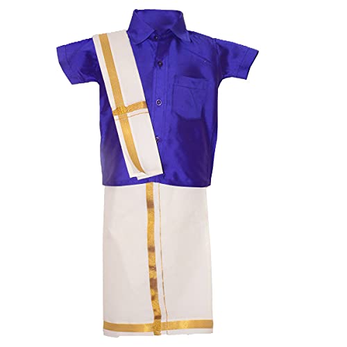 Image of MS TRENDS Boys Traditional Dhoti & Shirts SET (MSTCM - $P)