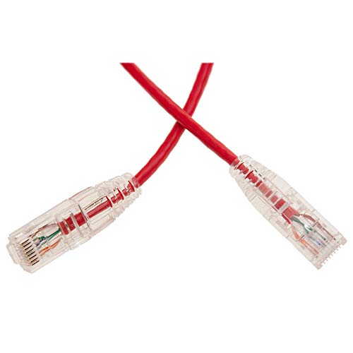Cable HDMI de red Cat6a 20 pies Rojo miniatura 1