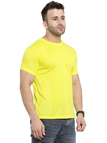 Image of Scott International AWG All Weather Gear Dryfit T-shirts for men - Round neck, half sleeves, cotton, regular fit stylish branded solid plain tshirt- Ultra Soft, Comfortable, Lightweight T-Shirt